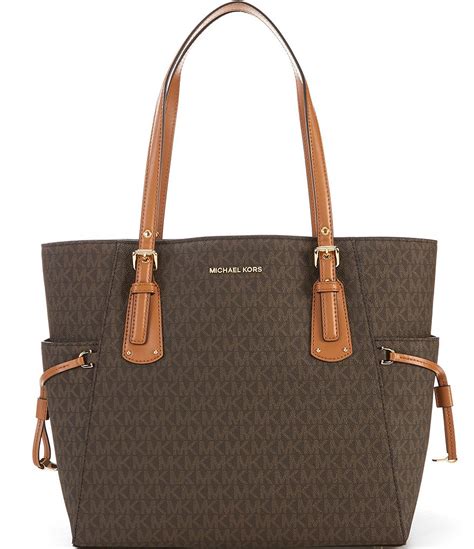 voyager signature tote michael kors